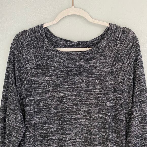 Banana Republic Heather Gray Ruched Side Long Sleeve Maternity Body Con Dress - Picture 3 of 9